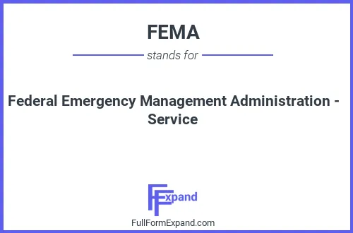 Full form of FEMA