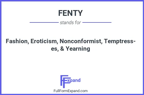 Full form of FENTY