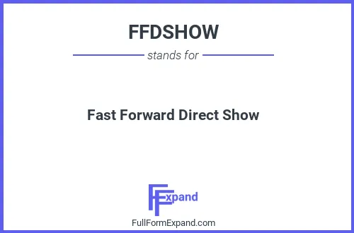 Full form of FFDSHOW