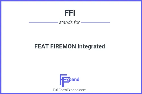Full form of FFI