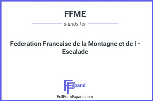Full form of FFME
