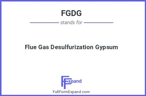 Full form of FGDG