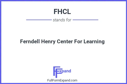 Full form of FHCL