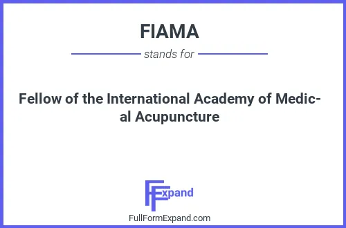 Full form of FIAMA
