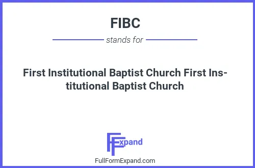 Full form of FIBC