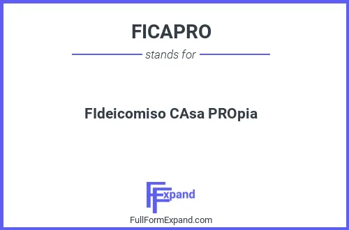 Full form of FICAPRO