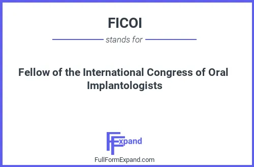 Full form of FICOI