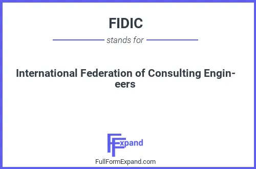 Full form of FIDIC