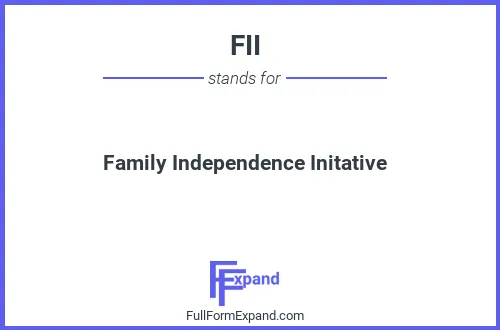 Full form of FII