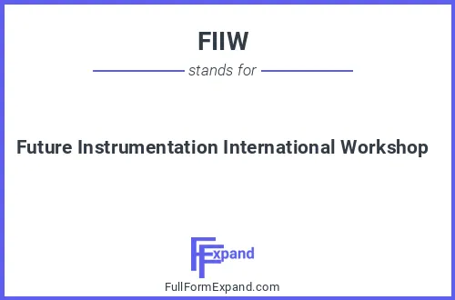 Full form of FIIW