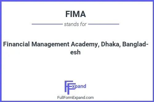 Full form of FIMA