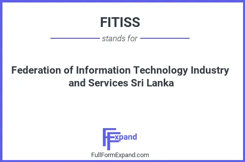 Full form of FITISS