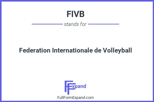 Full form of FIVB