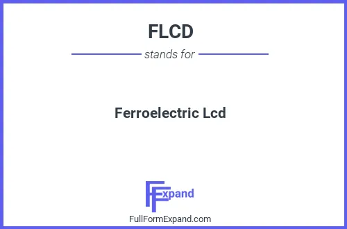 Full form of FLCD