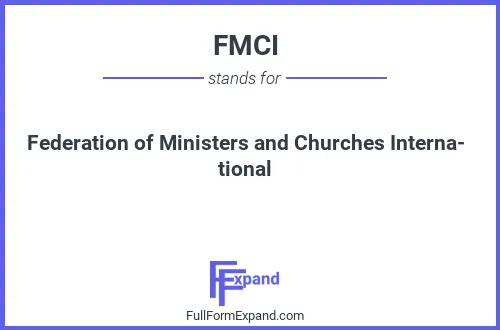 Full form of FMCI