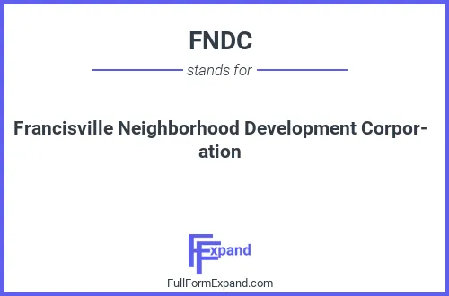 Full form of FNDC