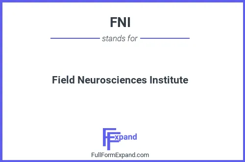 Full form of FNI