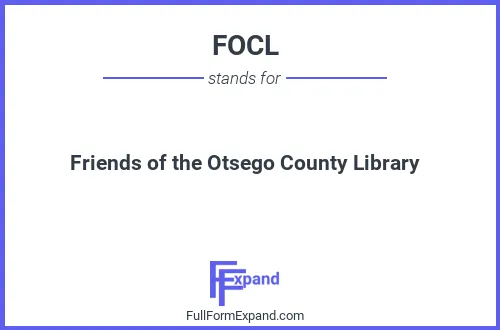 Full form of FOCL