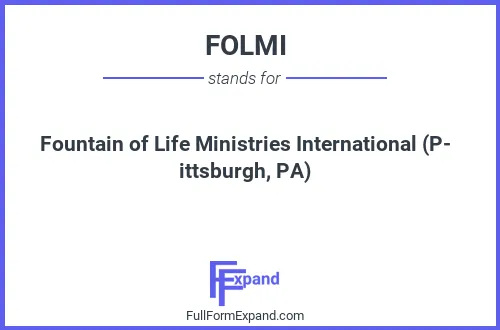 Full form of FOLMI