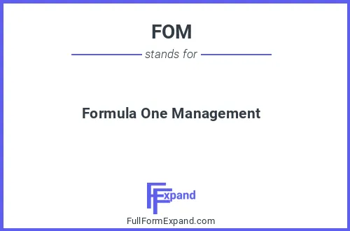 Full form of FOM