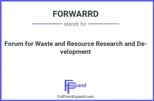 Full form of FORWARRD