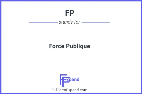 Full form of FP