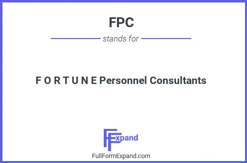 Full form of FPC