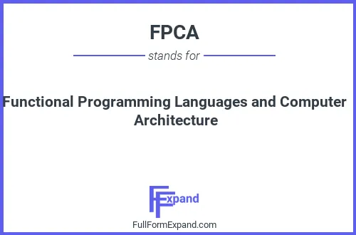 Full form of FPCA