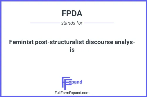Full form of FPDA