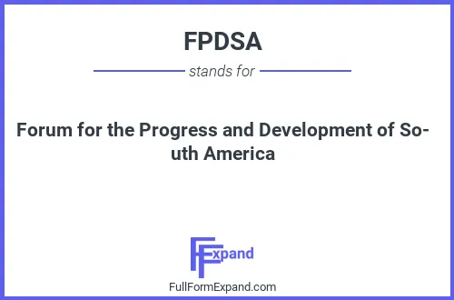 Full form of FPDSA
