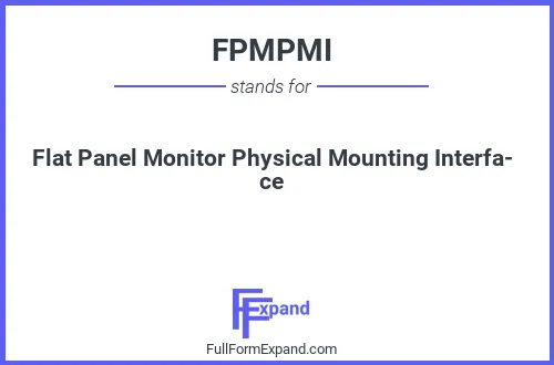 Full form of FPMPMI