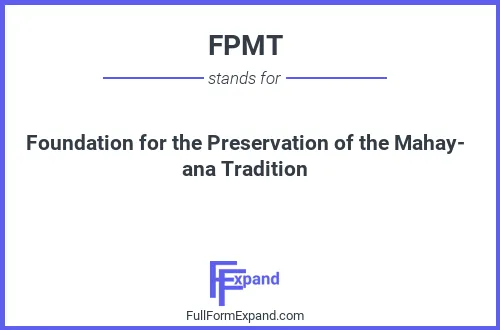 Full form of FPMT