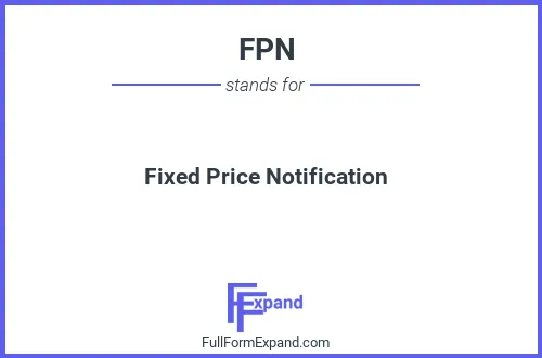 Full form of FPN