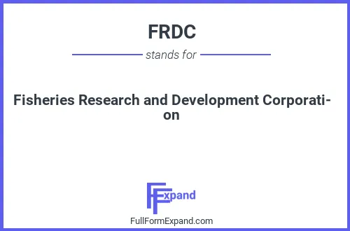 Full form of FRDC