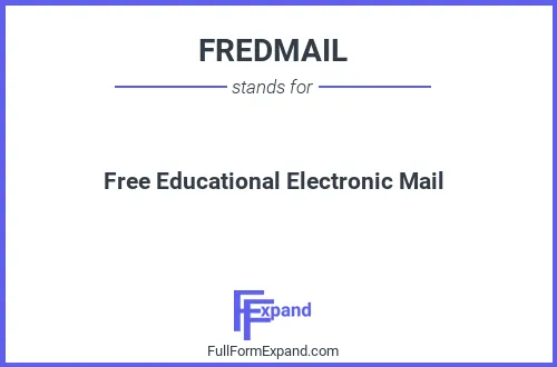 Full form of FREDMAIL