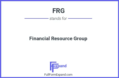 Full form of FRG