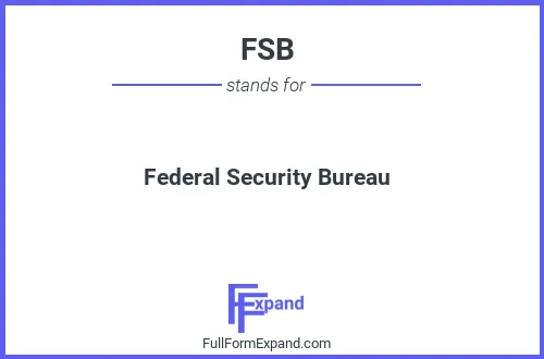 Full form of FSB