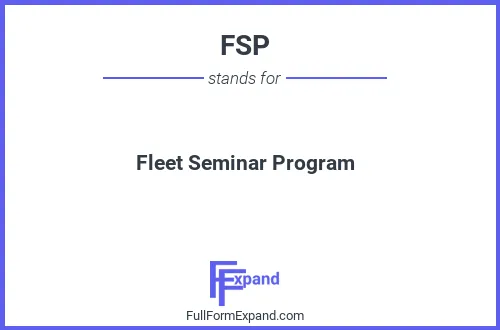 Full form of FSP