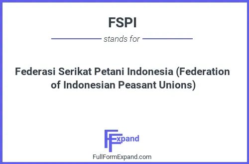Full form of FSPI