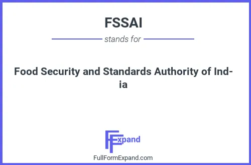 Full form of FSSAI