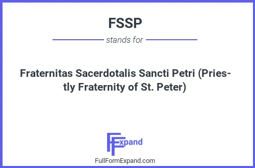 Full form of FSSP