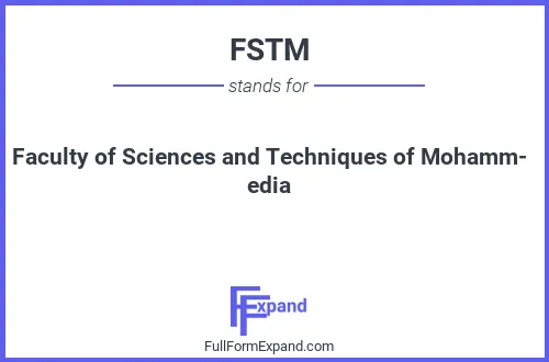 Full form of FSTM