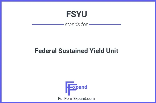 Full form of FSYU