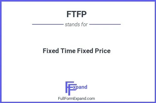 Full form of FTFP