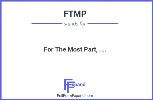 Full form of FTMP