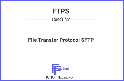 Full form of FTPS