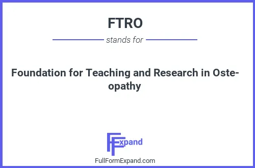Full form of FTRO