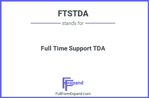 Full form of FTSTDA