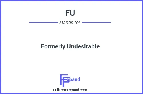 Full form of FU
