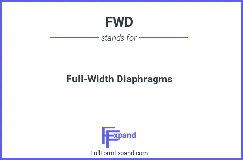 Full form of FWD